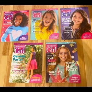 RARE 5 issues of AG American Girl Magazine 2016